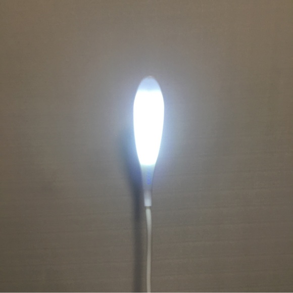 USB Rechargeable LED Dimmable Touch Sensor Desk lamp bendable w/ night light - Picture 3 of 9